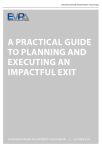 A practical guide to planning and managing an impactful exit